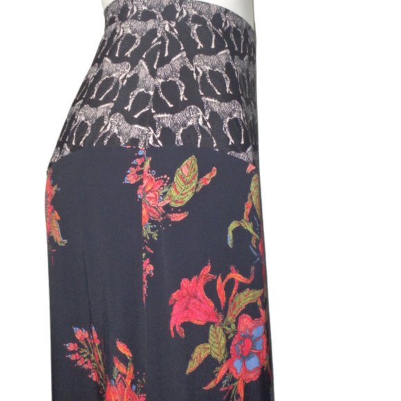 Free People Women's Boho Safari Long Skirt Size 0 - Picture 5 of 8